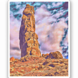 Sticker en vinyle du parc national Zion