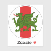 Sticker en vinyle du royaume moyen SCA (Feuille)