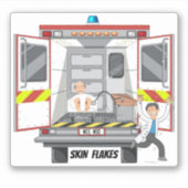 Sticker en vinyle EMS 911 Paramedic (Devant)
