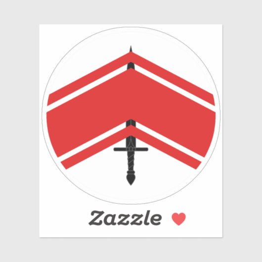 Sticker en vinyle Eoforwic SCA (Feuille)