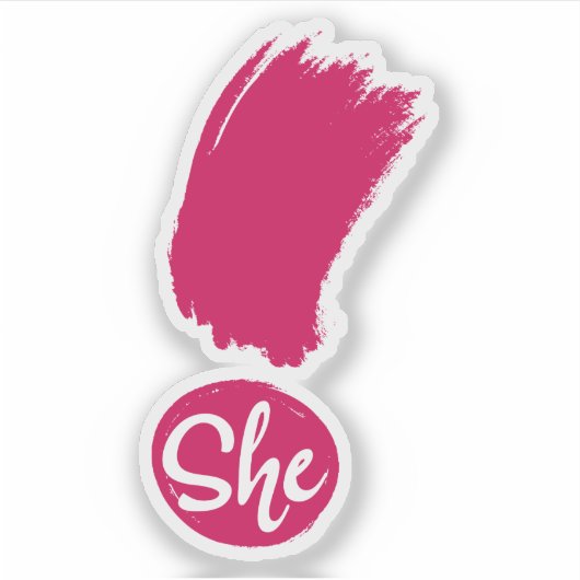 Sticker en vinyle Exclamation (Devant)