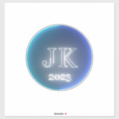Sticker en vinyle extra grand JK 2023 (Feuille)