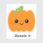 Sticker en vinyle facial Citrouille pour tondeuses (Feuille)