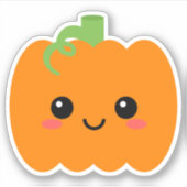 Sticker en vinyle facial Citrouille pour tondeuses (Devant)