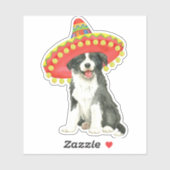 Sticker en vinyle Fiesta Border Collie (Feuille)