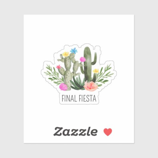 Sticker en vinyle Fiesta final (Feuille)