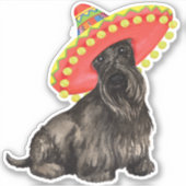 Sticker en vinyle Fiesta Scottish Terrier (Devant)