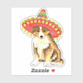 Sticker en vinyle Fiesta Sheltie (Feuille)