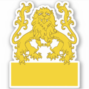 Sticker en vinyle fin SCA Lions