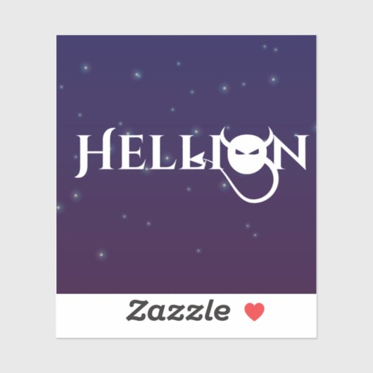 Sticker en vinyle Hellions (Feuille)