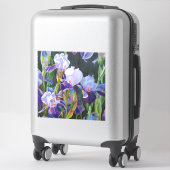 Sticker en vinyle Iris Flower Garden (Sur valise)