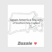 Sticker en vinyle - JASNE - Logo de la région (Feuille)