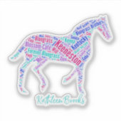 Sticker en vinyle Keeneston Horse (Devant)