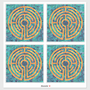 Sticker en vinyle LABYRINTH II 14" (4 petits)