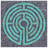 Sticker en vinyle LABYRINTH III 2x2 (Recto)