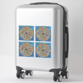 Sticker en vinyle LABYRINTH IV 14" (4 petits) (Sur valise)