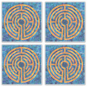 Sticker en vinyle LABYRINTH IV 14" (4 petits) (Devant)