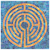 Sticker en vinyle LABYRINTH IV 3x3 (Devant)