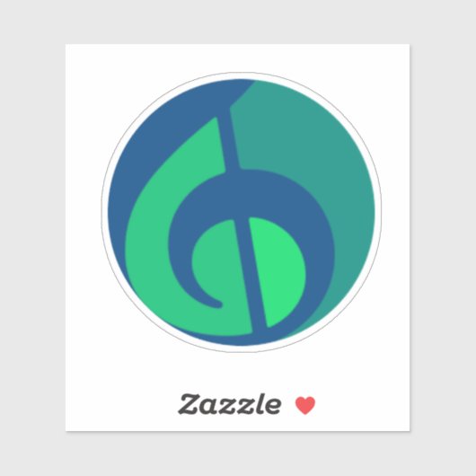 Sticker en vinyle Logomark IVH (Feuille)