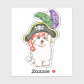 Sticker en vinyle maltais (Feuille)