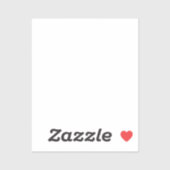 Sticker en vinyle Mariage transparent 2 pouces (Feuille)