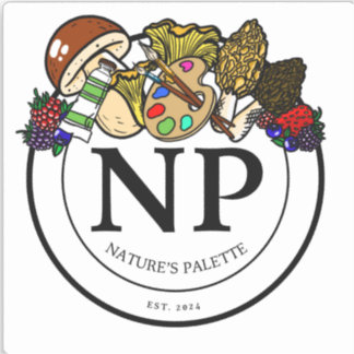 Sticker en vinyle mini palette de la nature