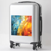 Sticker en vinyle Mosaic Art (Sur valise)
