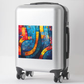 Sticker en vinyle Mosaic Art (Sur valise)