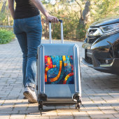 Sticker en vinyle Mosaic Art (Valise Insitu)