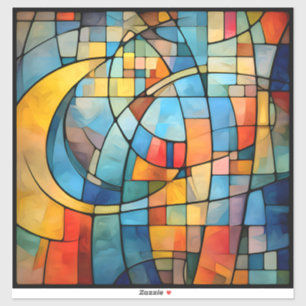 Sticker en vinyle Mosaic Art