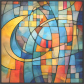 Sticker en vinyle Mosaic Art (Devant)