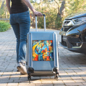 Sticker en vinyle Mosaic Art (Valise Insitu)