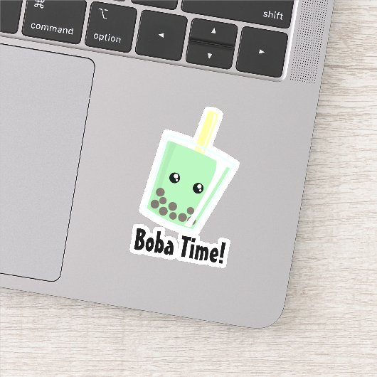Sticker en vinyle moulé Boba (Détail)