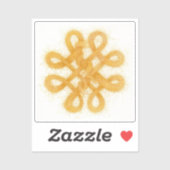 Sticker en vinyle OR CELTIC KNOT 2" (Feuille)