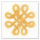 Sticker en vinyle OR CELTIC KNOT 8" (Devant)