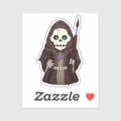 Sticker en vinyle personnalisé M. Frightful Avatar (Feuille)