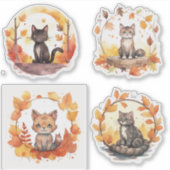 Sticker en vinyle pour chats Mabon (Devant)