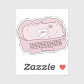 Sticker en vinyle pour ordinateur portable Kawaii (Feuille)