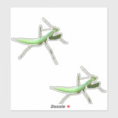 Sticker en vinyle - Preying Mantis (Feuille)
