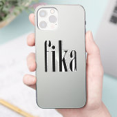 Sticker en vinyle rectangulaire Fika (Téléphone)