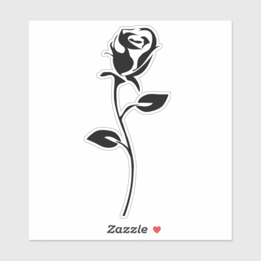 Sticker en vinyle rose (Feuille)