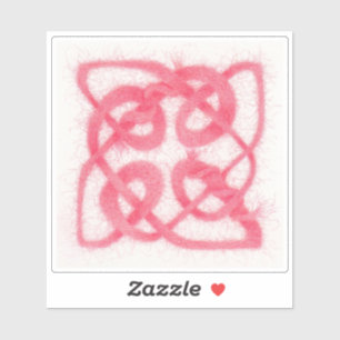 Sticker en vinyle rose CELTIC KNOT 4"