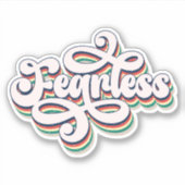 Sticker en vinyle sans peur Christian Believer (Devant)