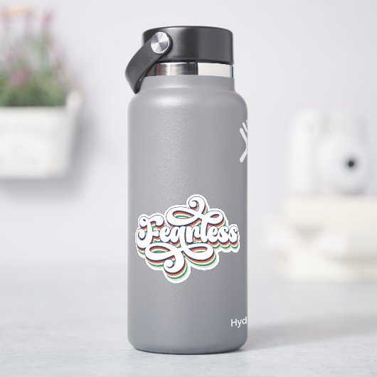 Sticker en vinyle sans peur Christian Believer (HydroFlask)