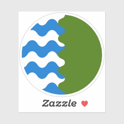 Sticker en vinyle SCA Aquaterra (Feuille)