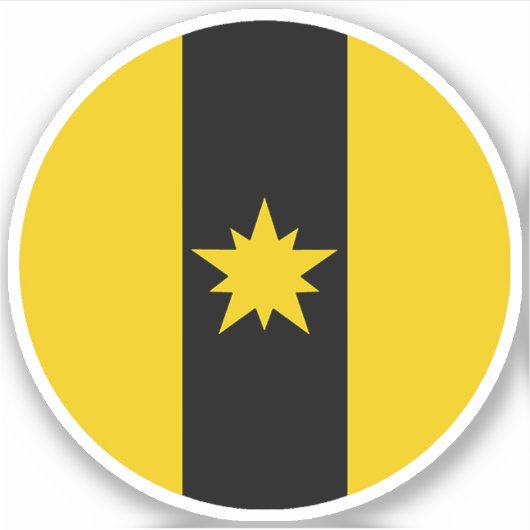 Sticker en vinyle SCA Chemin Noir (Devant)