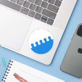 Sticker en vinyle SCA Cleftlands (Ordinateur portable avec iPhone)