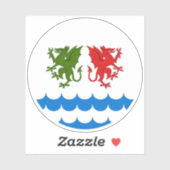 Sticker en vinyle SCA Dragons Bay (Feuille)