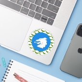 Sticker en vinyle SCA Drakenmere (Ordinateur portable avec iPhone)