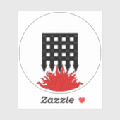 Sticker en vinyle SCA Hellsgate (Feuille)